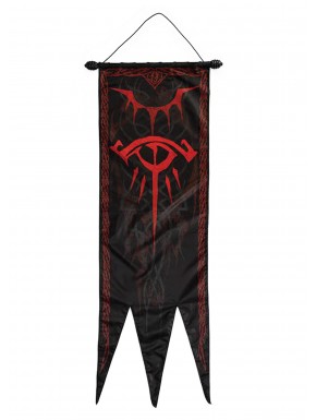 Bandeira de guerra de Sauron com o Olho de Sauron