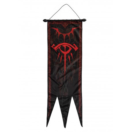 Estandarte de guerra de Sauron con el Ojo de Sauron