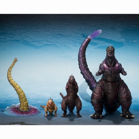 Figuras S.H. MonsterArts Godzilla formas diferentes