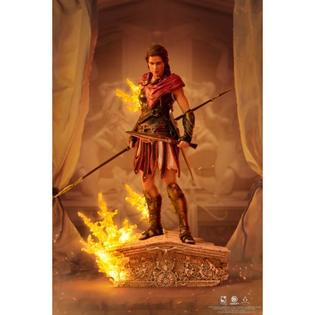 Figura Kassandra Animus Assassin's Creed com efeito LED.