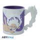 Taza 3D One Piece con asa de nube y Luffy Gear 5th