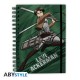 Cuaderno A5 espiral verde con Levi Ackerman de Attack on Titan