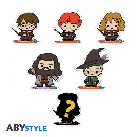 Figuras mini acrílicas de Harry Potter em saco surpresa