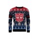 Sudadera navideña Transformers de Optimus Prime y Megatron