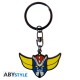 Chaveiro de metal com design de cabeça de Grendizer