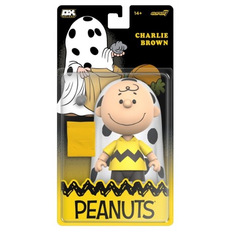 Figura de Charlie Brown com lençol fantasma de Peanuts