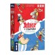 Caixa e conteúdo do jogo de cartas Astérix e Companhia