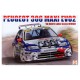 Maqueta Peugeot 306 MAXI Evo2 MonteCarlo 1998 a escala 1/24