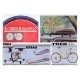 Kit de modelismo 1/24 Fujimi caixa de teto e bicicleta Trek