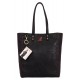 Bolsa preta O Diabo Veste Prada com detalhe vermelho e chaveiro