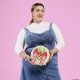 Bolsa Sanrio Strawberry Shortcake com design de morango outonal