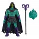 Figura de ação Masters of the Universe com capa e bastão.