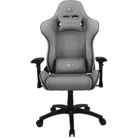 Cadeira gaming Drift DR190 cinza com almofadas ajustáveis