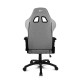 Cadeira gaming Drift DR190 cinza com almofadas ajustáveis