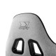 Cadeira gaming Drift DR190 cinza com almofadas ajustáveis