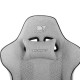 Cadeira gaming Drift DR190 cinza com almofadas ajustáveis