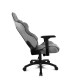 Cadeira gaming Drift DR190 cinza com almofadas ajustáveis