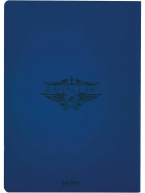 Cuaderno tapa blanda azul Ravenclaw de Harry Potter