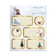 Etiquetas adhesivas Navidad Disney Frozen