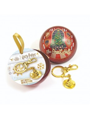 Llavero Sombrero Seleccionador y bola navideña Harry Potter