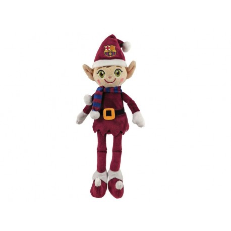 Peluche Elfo Navidad FC Barcelona de 35cm