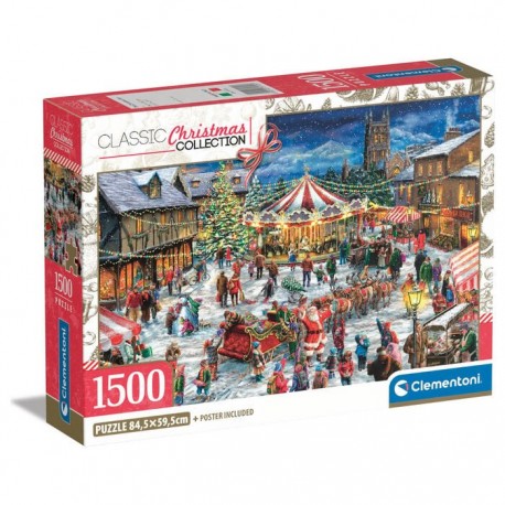 Puzzle Feira de Natal Clementoni 1500 peças
