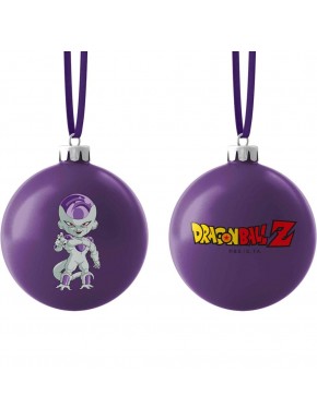 Boule de Noël pourpre avec Frieza de Dragon Ball Z
