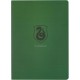 Cuaderno verde con logo Slytherin de Harry Potter