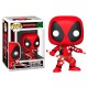 Figura Funko POP de Deadpool con bastones de caramelo