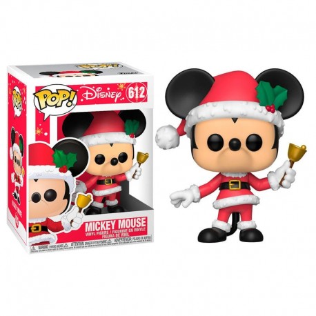 Figura Funko POP Disney Holiday Mickey, vinilo de 9cm