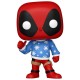 Figura Funko POP Marvel Holiday Deadpool com suéter festivo