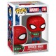 Figurine Funko POP Marvel Holiday Spiderman avec pull festif