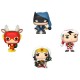 Set de minifiguras Pocket POP DC Comics en caja navideña