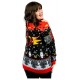 Moletom de Natal Sith Star Wars com design escuro e elegante