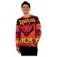 Suéter de Natal vermelho Dungeons & Dragons com dragão