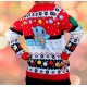 Suéter de Natal vermelho com personagens Pokémon