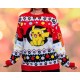 Suéter de Natal vermelho com personagens Pokémon