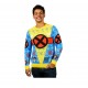 Suéter de Natal X-Men amarelo e azul