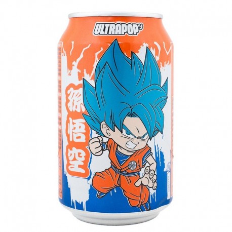 Canette de soda Dragon Ball goût fraise banane