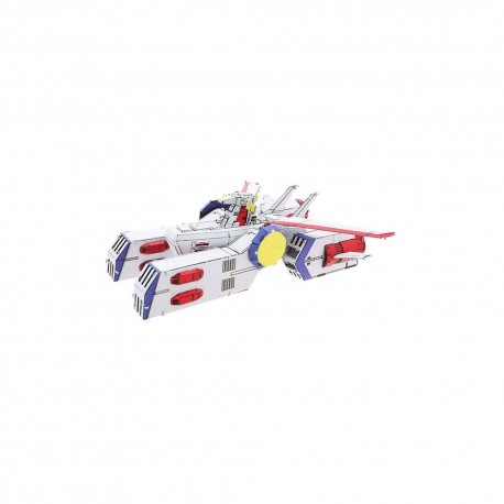 Maqueta Metallic Nano Puzzle White Base de Gundam