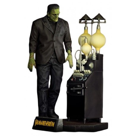 Maquette non peinte de Frankenstein 1/8 de X-Plus avec visages