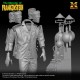 Maquette non peinte de Frankenstein 1/8 de X-Plus avec visages