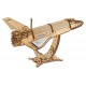 Maquete de madeira do NASA Space Shuttle Discovery