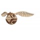 Maqueta de madera de la Snitch Dorada de Harry Potter