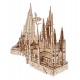 Maqueta de madera del Castillo de Hogwarts de Harry Potter