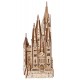 Maqueta de madera del Castillo de Hogwarts de Harry Potter