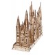 Maqueta de madera del Castillo de Hogwarts de Harry Potter