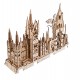 Maqueta de madera del Castillo de Hogwarts de Harry Potter