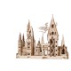 Maqueta de madera del Castillo de Hogwarts de Harry Potter