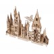 Maqueta de madera del Castillo de Hogwarts de Harry Potter